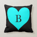 Search for black heart cushions Cute