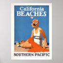Search for beach map posters Vintage travel