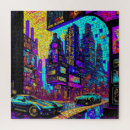 Search for cyberpunk puzzles Cityscape
