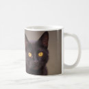 Search for yellow eye cat mugs Black