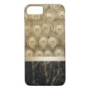 Search for elegant peacock feathers iphone cases Gold