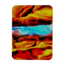 Search for abstract art rectangular magnets Red