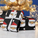 Search for black santa claus wrapping paper Cute