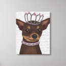 Search for chihuahua dog canvas prints Flowers