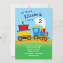Search for choo choo invitations Colorful