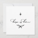 Search for hope christmas cards Black and white