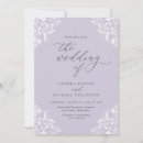 Search for dusty purple wedding invitations Classic