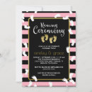 Search for pink black gold white invitations Chic