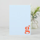 Search for vertical note cards Monogrammed
