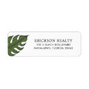 Search for tropical island return address labels Green