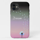 Search for dandelion flower iphone cases Black