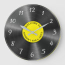 Search for vinyl record clocks Nostalgic
