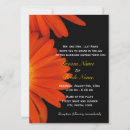 Search for orange gerbera invitations Daisy