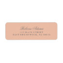 Search for pink return address labels weddings Stylish