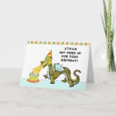 Search for funny dragon birthday cards Cartoon