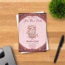 Search for musician square invitations Pink