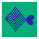 Search for fish art Blue