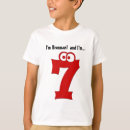 Search for number 7 tshirts 7th