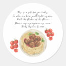 Search for pasta stickers Watercolor