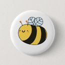 Search for cute bumble bee badges Yellow