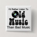 Search for listening square badges Music