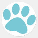 Search for blue paw print stickers Animal