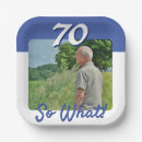 Search for funny birthday plates Seventy