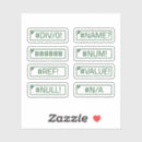 Search for data analysis stickers Spreadsheet