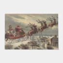Search for vintage christmas doormats Santa claus