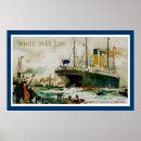 Search for white star line posters Vintage