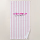 Search for bridesmaid beach towels Striped