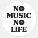 Search for music is life stickers Cool