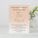 Search for confetti bar bat mitzvah invitations Girl