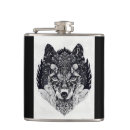 Search for wild wolf Black