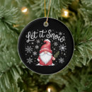 Search for let it snow christmas tree decorations Festive