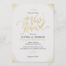 Search for vintage glam wedding invitations Gold