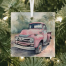 Search for old truck christmas tree decorations Vintage