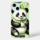 Search for panda iphone cases Watercolor