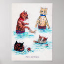 Search for cat swimming posters Feline