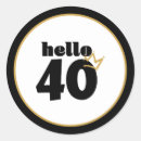 Search for milestone stickers 40th birthday party