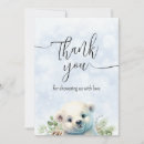 Search for polar bear thank you cards Blue