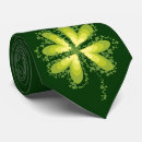 Search for four leaf clover ties St patrick's day