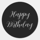 Search for cursive handwriting stickers Happy birthday