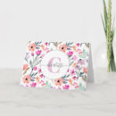 Search for flower monogram cards Watercolor flowers