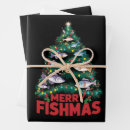 Search for fish christmas wrapping paper Xmas