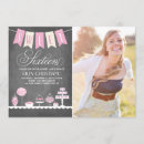 Search for chalkboard sweet 16 invitations Pink
