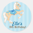 Search for western birthday party stickers Blue