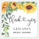 Search for sunflower bridal shower stickers Watercolor
