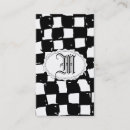 Search for chequered business cards Square