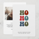 Search for ho ho ho cards Typography